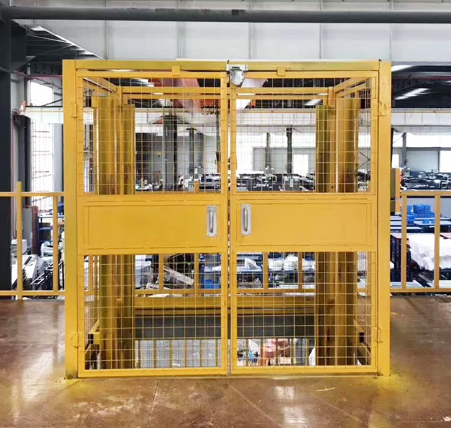 昌邑智能导轨式升降机亮相